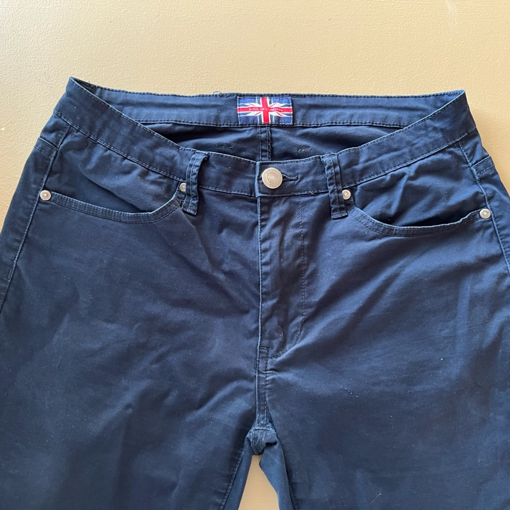 Soul of London | Men’s Dress Pants in Navy - W 32” - Picture 3 of 5